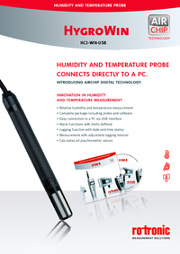 Thumbnail of document Data Sheet - HC2-WIN-USB Probe